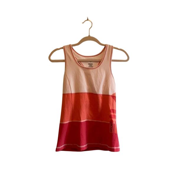 Fila's Sport Color Block Pastel Monochromatic Small Pilates Sportswear Racerback - Picture 1 of 7